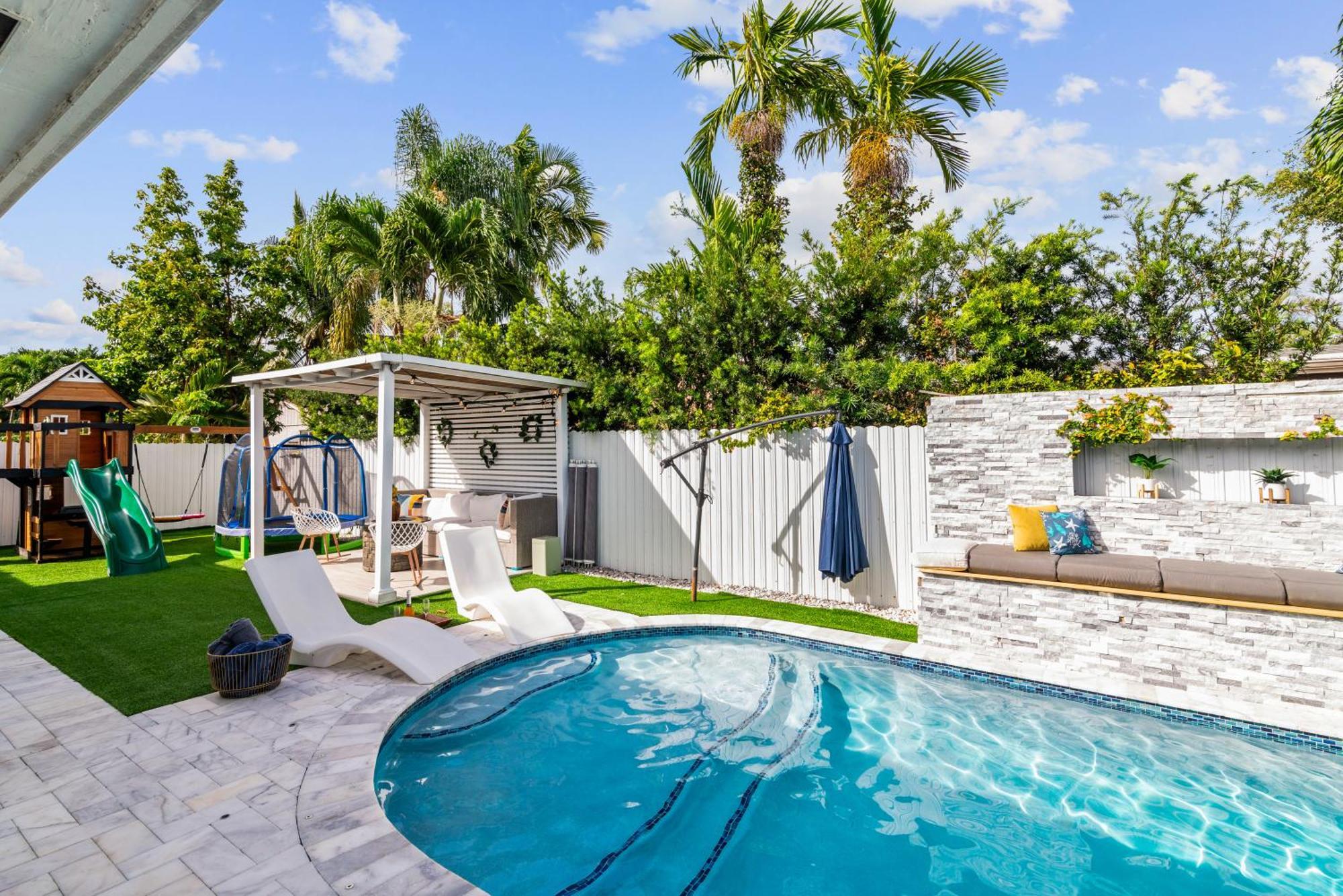 Miami Luxury House W Heated Pool & Jacuzzi Vila Exterior foto