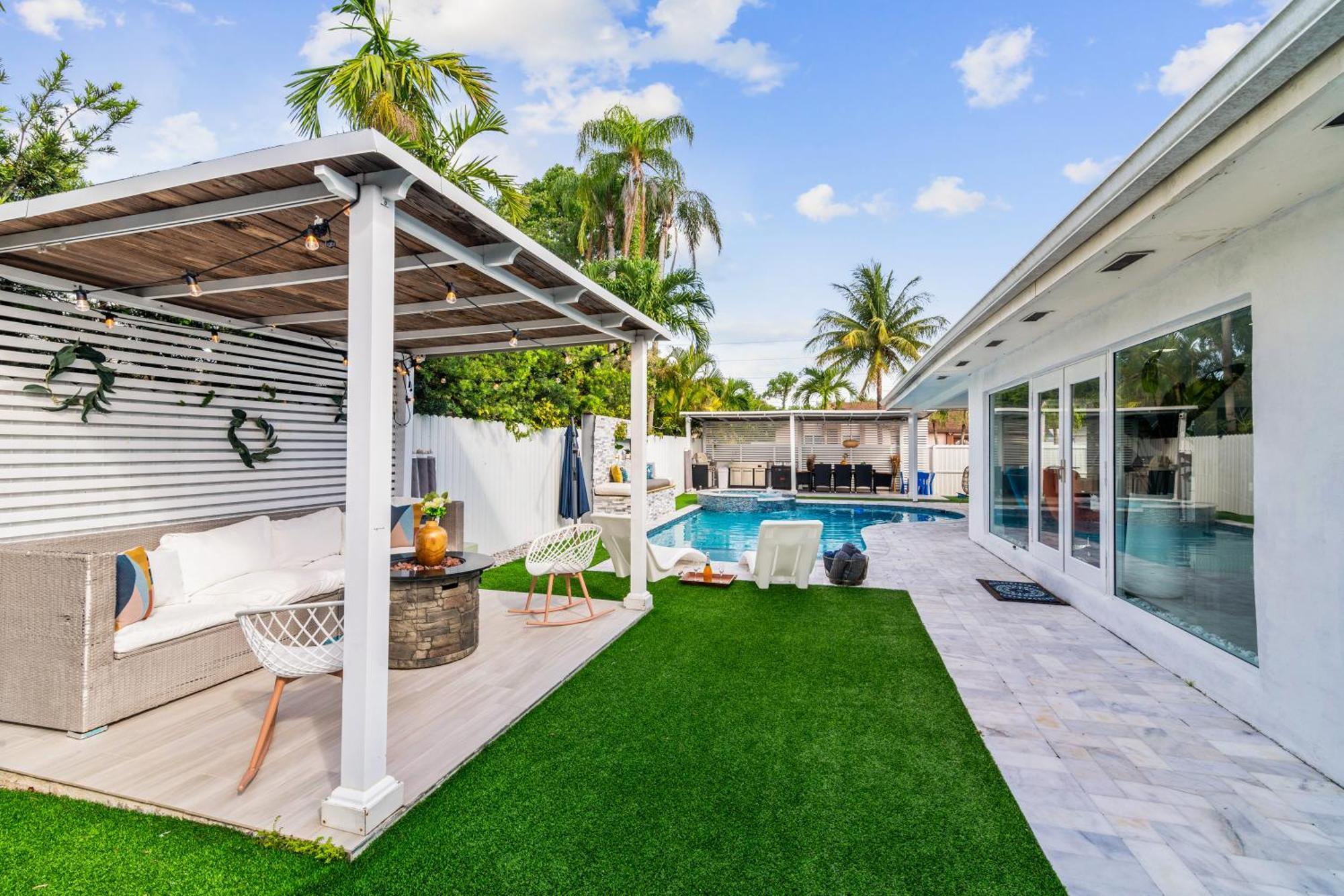 Miami Luxury House W Heated Pool & Jacuzzi Vila Exterior foto