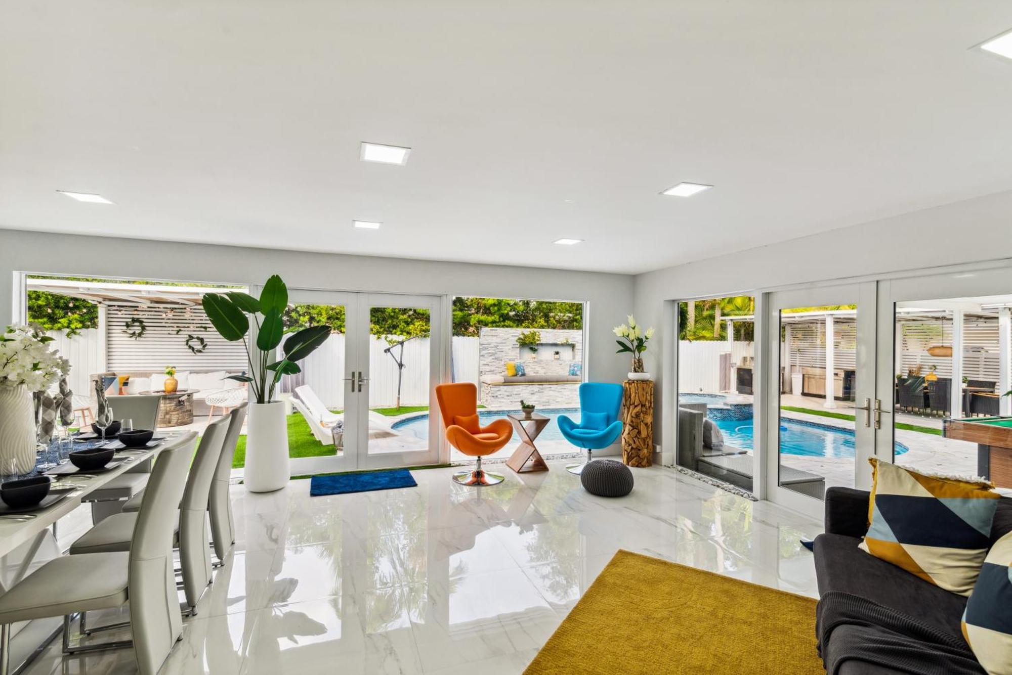 Miami Luxury House W Heated Pool & Jacuzzi Vila Exterior foto