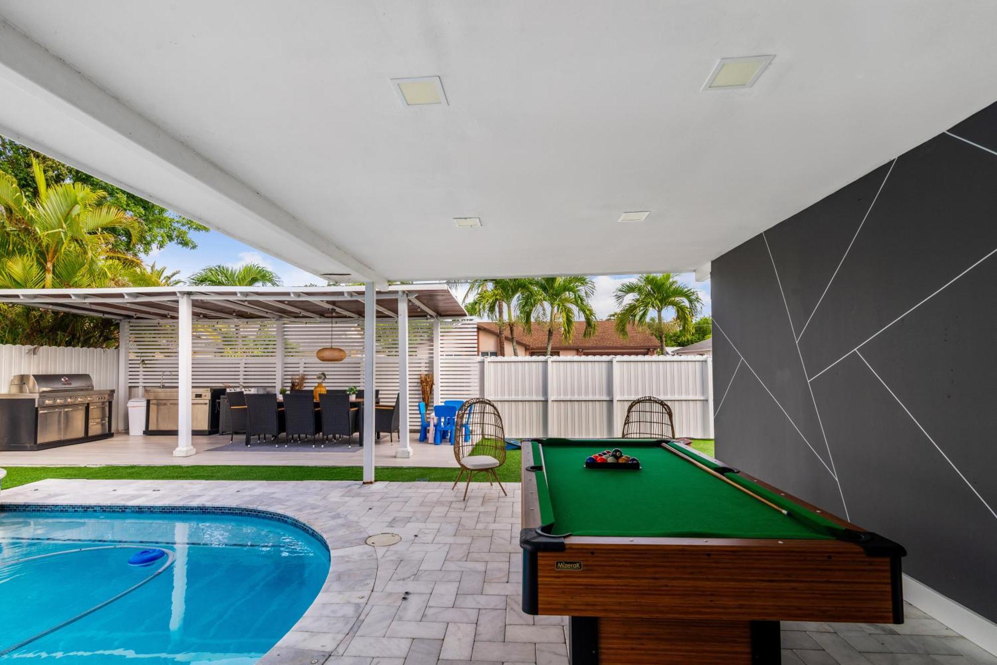 Miami Luxury House W Heated Pool & Jacuzzi Vila Exterior foto
