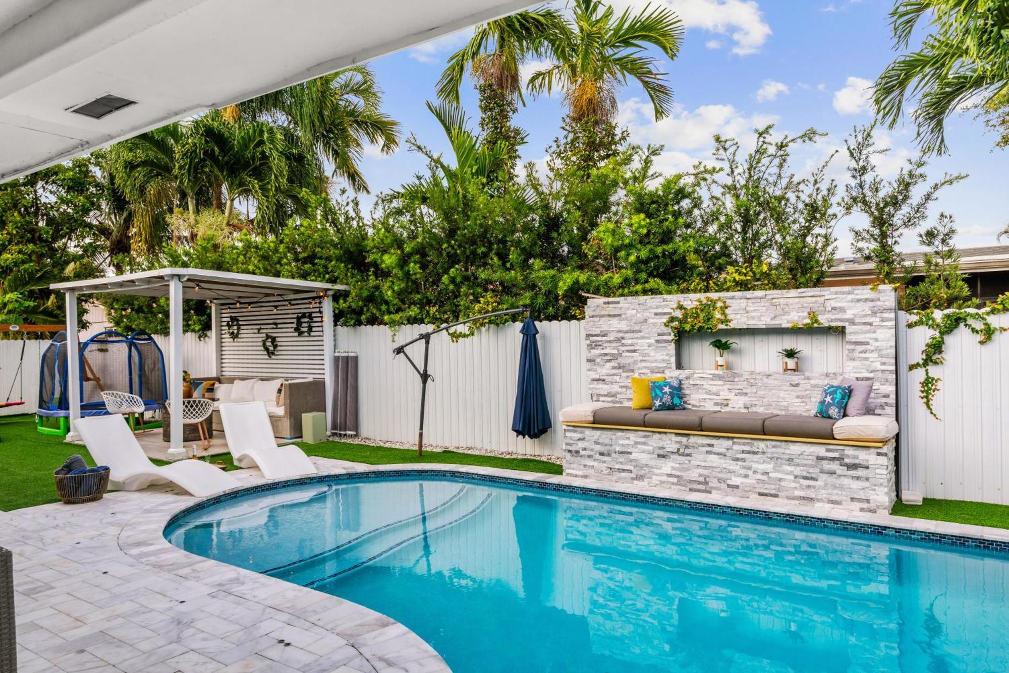 Miami Luxury House W Heated Pool & Jacuzzi Vila Exterior foto