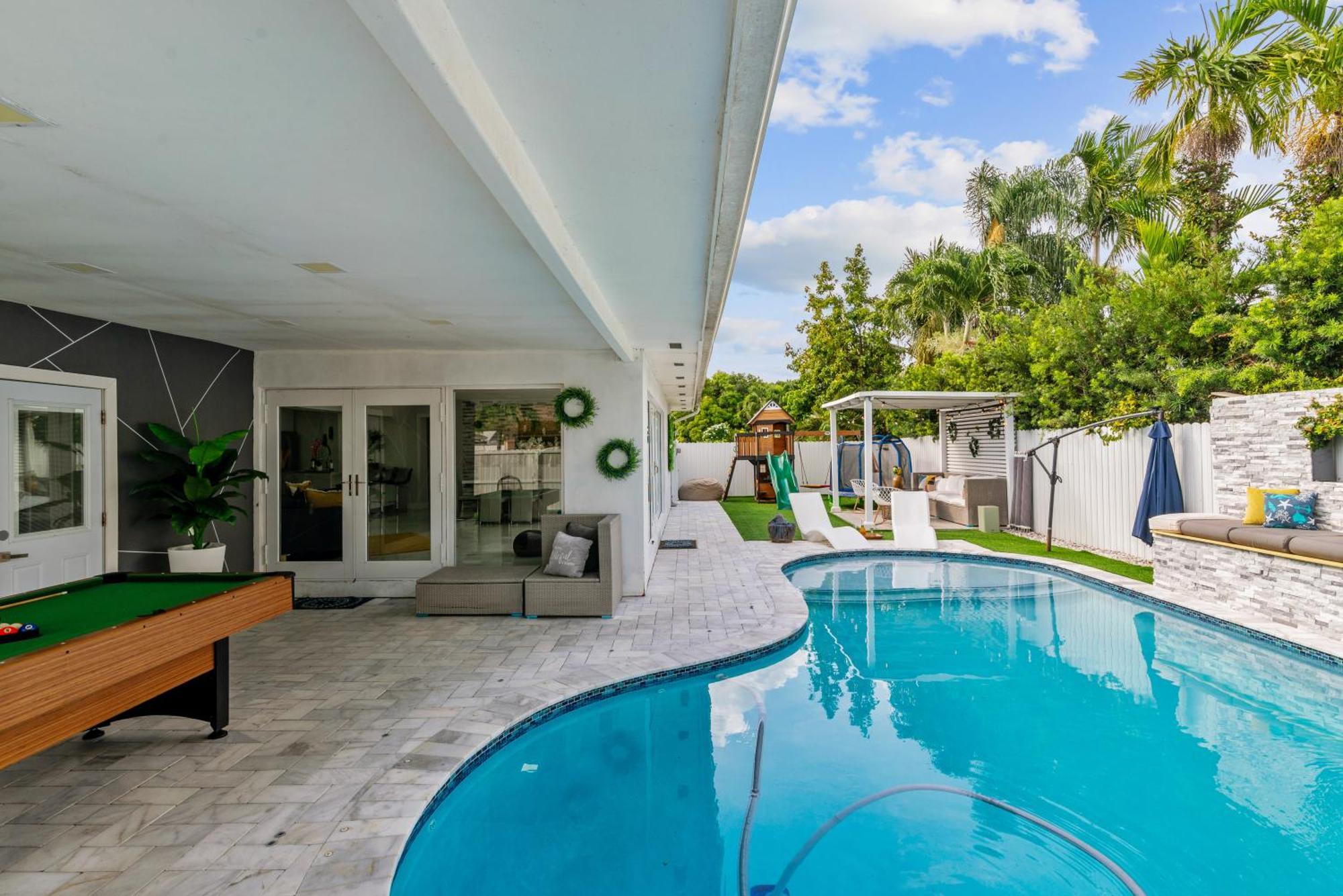 Miami Luxury House W Heated Pool & Jacuzzi Vila Exterior foto