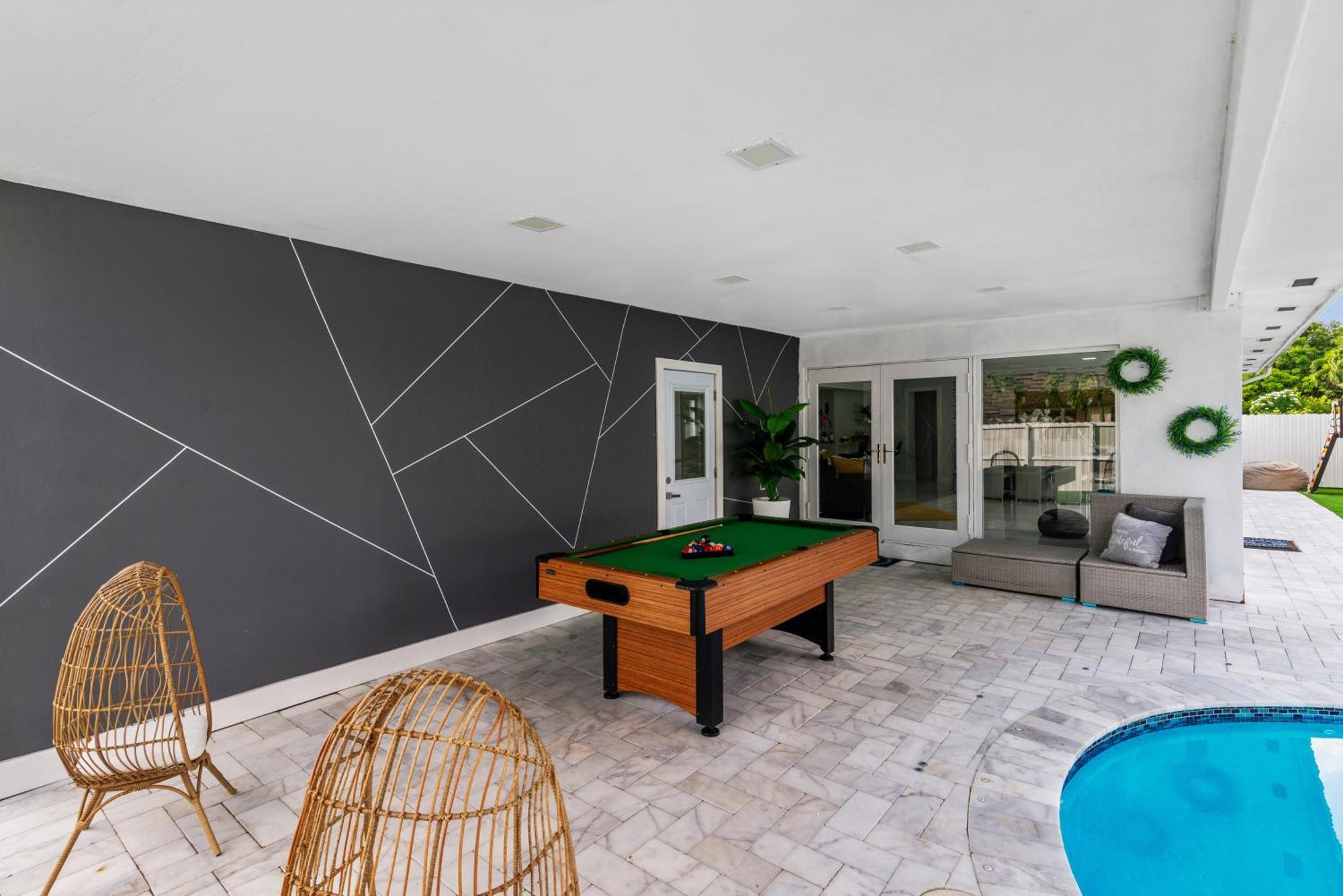 Miami Luxury House W Heated Pool & Jacuzzi Vila Exterior foto